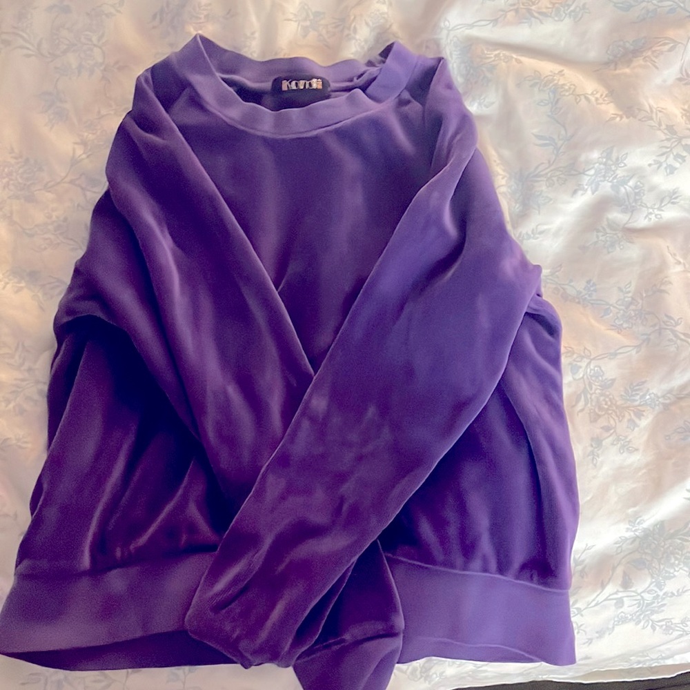 Purple Suzie Kondi Crewneck